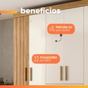 Ver imagem 5 de Guarda Roupas Casal 7 Portas 2 Gavetas Frisado Milka Moval