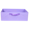 Caixa Organizadora Grande Armário Closet Alça - Coloridas Lilas - 3