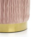 Ver imagem 4 de Puff Redondo Decoração de Natal Base Metal Dourado Veludo Rosê F04 - D'rossi