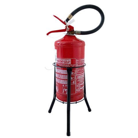 Suporte para Extintor Incêndio Tubo de Aço 4 e 6kg Piso