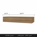 Ver mais imagens de Guarda Roupa Casal Modulado Elsa Boreal/branco - Móveis Arapongas Boreal/branco