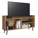 Ver imagem 4 de Rack Retro para Tv 50 Polegadas com 2 Prateleira Sala