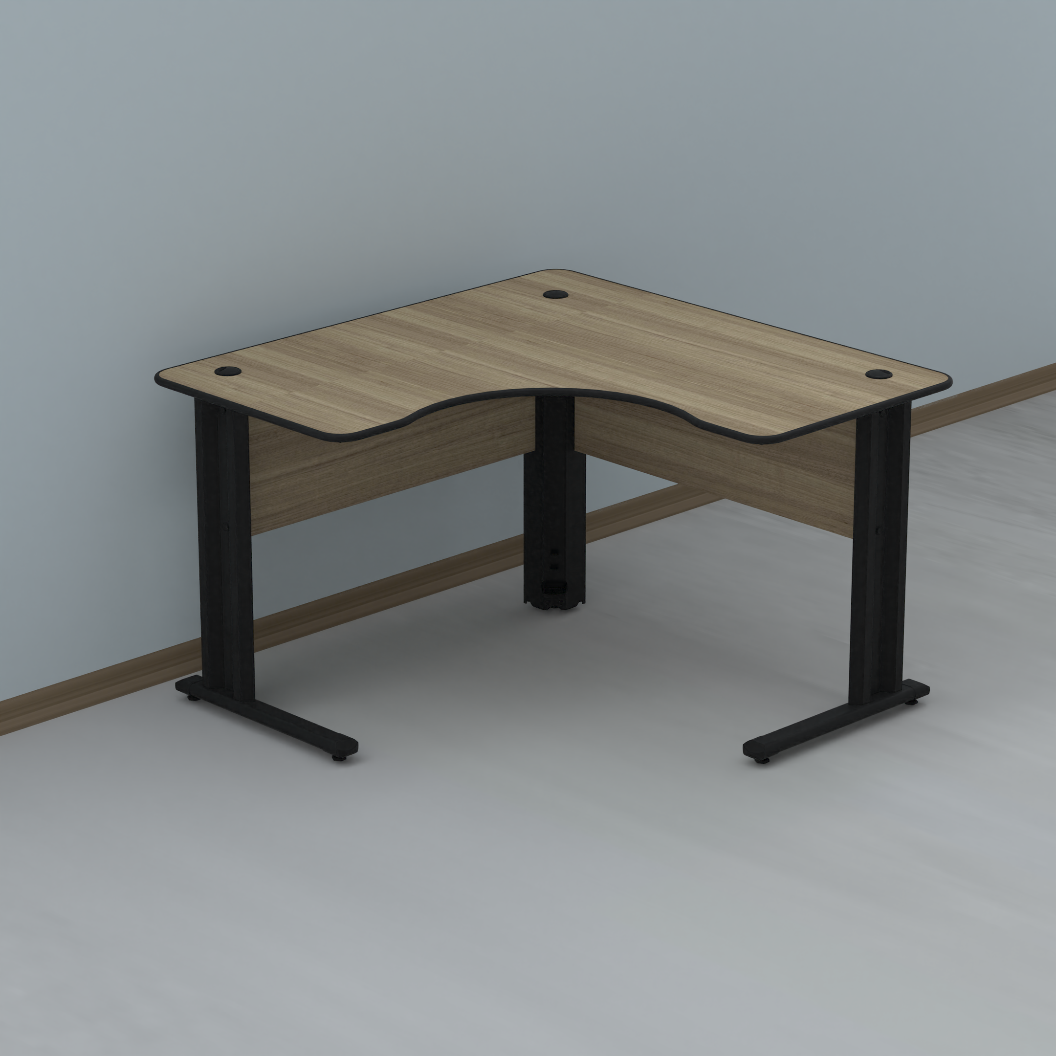 Mesa para Escritório em L Estação de Trabalho 1200 Maxxi - 14