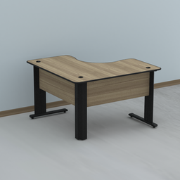 Mesa para Escritório em L Estação de Trabalho 1200 Maxxi - 13
