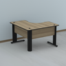 Mesa para Escritório em L Estação de Trabalho 1200 Maxxi - 13