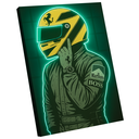Ver imagem 6 de Quadro Decorativo Piloto Número 1 Neon Verde