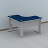 Mesa para Escritório em L Estação de Trabalho 1200 Maxxi - 13