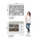 Ver imagem 3 de Cozinha Compacta 2 Peças Emily Espresso Móveis