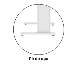 Mesa para Escritório Secretária 92cm Maxxi  - 7