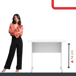 Mesa para Escritório Secretária 92cm Maxxi  - 5