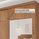 Ver imagem 7 de Guarda-Roupa Casal 2 Portas de Correr com 2 Espelhos e Pés 243cm 100% MDF Marsala Espresso Móveis
