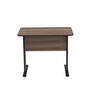 Ver imagem 3 de Escrivaninha Mesa Escritório Secretária Maxxi 92cm Preto e Walnut