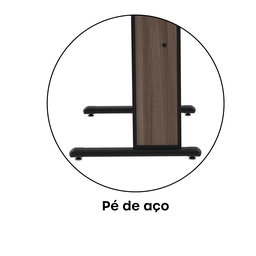 Mesa para Escritório Secretária 92cm Maxxi  - 7
