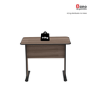 Ver mais imagens de Escrivaninha Mesa Escritório Secretária Maxxi 92cm Preto e Walnut