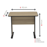 Mesa para Escritório Secretária 92cm Maxxi  - 4