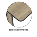 Ver imagem 6 de Escrivaninha Mesa Escritório Secretária 92cm Maxxi