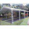 Lona Barraca de Feira SL300 Cobertura Tenda Branca 7,5x3 - 6