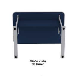 Mesa para Escritório Secretária 92cm Maxxi  - 9