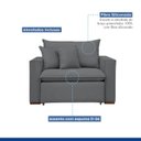 Ver imagem 6 de Poltrona Retrátil 100cm Barcelona