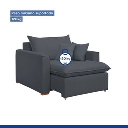 Poltrona Retrátil 100cm Barcelona - 8
