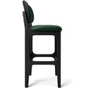 Ver imagem 7 de Kit 5 Banquetas Alta Bar Cozinha Sala Jantar Fixa Betta L02 Preto Facto Verde Musgo - Lyam Decor