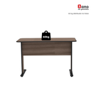 Ver mais imagens de Escrivaninha Mesa Escritório Secretária MX120 Maxxi 120cm Preto e Walnut Marrom