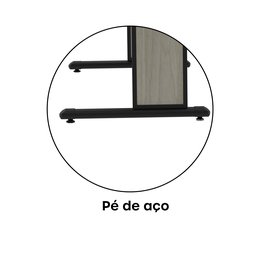 Mesa para Escritório Secretária Mx120 Maxxi  - 7