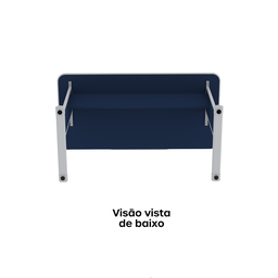 Mesa para Escritório Secretária Mx120 Maxxi  - 9
