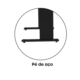Mesa para Escritório Secretária Mx120 Maxxi  - 7