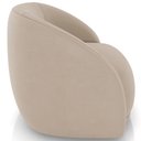 Ver imagem 6 de Kit 02 Poltronas Decorativa Giratória Angelina M03 Veludo Bege - Lyam Decor