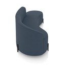 Ver imagem 5 de Sofá 4 Lugares Orgânico 220cm Pé Ferro Preto Morgan Suede Azul Mar D03 - D'Rossi