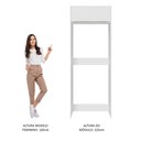 Ver imagem 7 de Porta-Geladeira Madesa Lux 1 Porta Basculante Branco/Branco Veludo