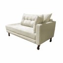 Ver imagem 3 de Divã Recamier Troya 1,40 Cm Lado Direito Linho Bege