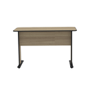 Ver imagem 3 de Escrivaninha Mesa Escritório Gerência MX150 Maxxi 150cm Preto e Noce Naturalle Marrom/Marromle