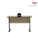 Ver mais imagens de Escrivaninha Mesa Escritório Gerência MX150 Maxxi 150cm Preto e Noce Naturalle Marrom/Marromle
