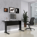 Ver imagem 1 de Escrivaninha Mesa Escritório Gerência MX150 Maxxi 150cm Preto