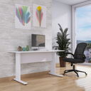 Ver imagem 2 de Escrivaninha Mesa Escritório Gerência MX150 Maxxi 150cm Branco