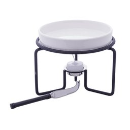 Rechaud de Queijo Brie Wolff de Aço Inox Preto Fosco 17,5cm - 1 Rechaud de Queijo Brie Wolff de Aço Inox Preto Fosco 17,5cm - 1