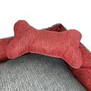 Ver imagem 2 de Cama Pet Gorgopet Médio Quadrada Impermeável: Smith Marrom
