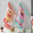 Ver imagem 2 de Pano de Prato Copa Lepper Estampado Napolitano 40cm X 60cm 7 Peças