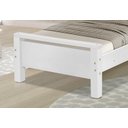 Ver imagem 4 de Cama Pequena Infantil Juvenil Branca Pes de Madeira