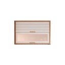 Ver imagem 1 de Armário Aéreo Cozinha Modulado Eloise com 2 Portas Basculante com Vidro Reflecta 120cm Freijo-off