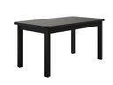 Ver imagem 2 de Conjunto Mesa de Madeira Preto 160x88 + 6 Cadeiras Estofadas Sfa