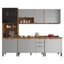 Ver imagem 3 de Jogo de Cozinha Firenze Modulada 6 Peças e Nicho Adega - Amêndola Touch/ Nude Prime Tx Demóbile