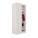 Ver imagem 3 de Guarda-roupa Solteiro Modulado Freyr 1 Porta Branco - Pnr Móveis