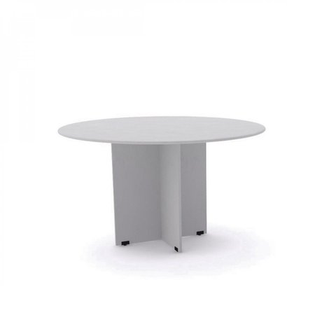 Mesa para Escritório de Reunião Redonda Maxxi MX1000 Cinza