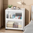 Ver imagem 4 de Armario 6 Portas 3 Andares Dobravel Organizador Brinquedos Carrinho Lavanderia Multiuso Caixa
