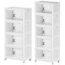 Ver imagem 6 de Armario 6 Portas 3 Andares Dobravel Organizador Brinquedos Carrinho Lavanderia Multiuso Caixa