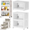 Ver imagem 1 de Armario 6 Portas 3 Andares Dobravel Organizador Brinquedos Carrinho Lavanderia Multiuso Caixa