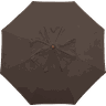 Ombrelone Treviso de Madeira e Poliéster 2,40m Marrom Bel - 2